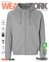 Heavy Organic Hoodie grau